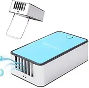 Repelltopse YHM Hand-Held USB Air Condition Fan with Holder(Blue)