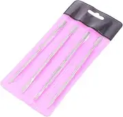 Healvian 8pcs Cuticle Pusher Professional Manicure Tools Nail Art Accessories Nail Cuticle Cleaner Manicure Tools Professional Cuticle Remover Nail Care Products Nail Asssories Silver