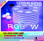 110V - 120V Neon Rope Flex LED Strip Light up tp 330ft RGB +W Outdoor