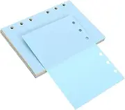 LIGHTAOTAO 40pcs Easy To Replace 6 Ring Binder Notebook Refill Paper Loose Leaf Paper Ideal For Journals Binders And Daily Planning