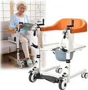 Patient Lift Transfer Chair, Patient Lift Aid Bathroom Transport Chair Home Elderly Paralyzed Transfer Device