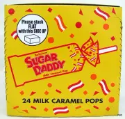 Sugar Daddy Caramel Pops 24 Ct Chewy Candy Bulk Candies Lollipops Lollipop Pop