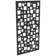 ProtectorAl 300-1200w x 1201-2400h Dark Charcoal/Gloss White Squares Unframed Composite Deco Panel