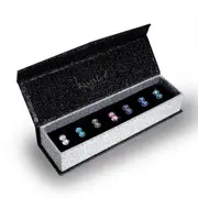Boxed 7 Pairs Stud Earrings Set Embellished with SWAROVSKI® crystals