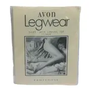 Avon Legwear Silky Sheer Control Top Lycra Pantyhose Size B Suntan
