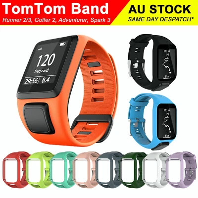 TomTom Runner 2 3 Spark 3 GPS Watch Replacement Sport Band Silicon Wrist Strap