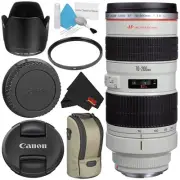 Canon EF 70-200mm f/2.8L USM Telephoto Zoom Lens Bundle for Canon SLR Digital Ca