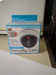 Dummy Security Camera Flashing Led Light In/OutDoor No Wiring Security House New