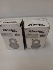(2) New Master Lock 1224 Locker Padlock Combination Dial V10