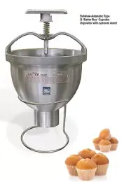 cupcake batter dispenser depositor muffins cup cakes batter boyBelshawG no stand
