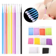 Dental Micro Applicators Disposable Makeup Eyelash Brush Swab Mascara Wand ns