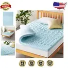 3 Inch Cooling Gel Memory Foam Mattress Topper with 5-Zone Support - Full Size