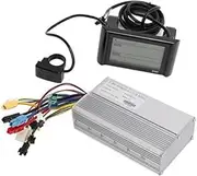 Vuzmode Bike Motor Conversion Kit LCD Panel, for Bike 1000W Motor, 36V/48V 30A Square Wave Controller Power Speed Assist Bicycle Accessory E-Scooter Brushless Controller