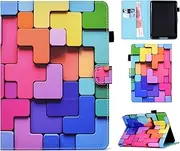 Acphtab Case for 6.8" Kindle Paperwhite (11th Generation-2021) and Kindle Paperwhite Signature Edition, Ultra Light Slim Fit Case with Auto Wake/Sleep & Card Pocket & Pencil Holder (Cube)