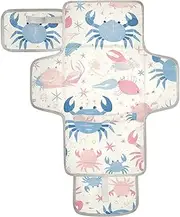 Reusable Diaper pad with Tissue Pocket Baby Diaper Changing pad Infant Travel Station Kit