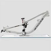 MTB Suspension Frame 20er Soft Tail Mountain Bike Frame Disc Brake 148mm Boost Frame 255mm DH/XC/AM Aluminum Alloy Frame Travel 110mm (Color : White 20er)