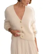 Jenni Kayne Peyton Brushed Cashmere Cardigan