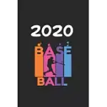 DAILY PLANNER AND APPOINTMENT CALENDAR 2020: BASEBALL HOBBY AND SPORT DAILY PLANNER AND APPOINTMENT CALENDAR FOR 2020 WITH 366 WHITE PAGES