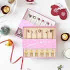 New Year Xmas Gifts Tableware Table Ornament Dinner Forks Coffee Spoon Set