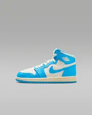 Jordan 1 Retro High OG 'UNC Reimagined' Younger Kids' Shoes