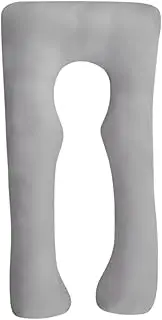 EZONEDEAL Pregnancy Pillow U Shaped Full Body Maternity Pillow Case with Removable & Washable Cover Body Feeding Support for Maternity Sleeping Pillow Pregnant Women (Grey)