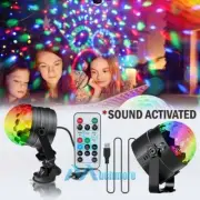 Sky Starry Lights LED Projector RGB Disco DJ Ball Strobe Lights Sound Activated