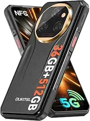 [OUKITEL] WP39 PRO Rugged Phone 5G Unlocked 2025-36GB+512GB/2TB Cell Phone, 11000mAh(33w) Battery, 6.6''FHD+Display Rugged Smartphone, 64MP Camera, 5G Dual SIM Android 14 Phone, NFC/GPS/T-Mobile, Black