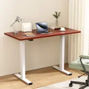 Standing Desk Electric Adjustable Sit Stand Desks White Walnut 140cm