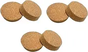6PCS 2 Inch Wooden Cork Stoppers Tapered Cork Plugs Wine Bottle Corks for Jar Glass Bottles Beer Bottles Crafts Cork Replacement