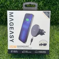 在飛比找蝦皮購物優惠-MAGEASY 美國魚骨 MAGMOUNT 磁吸無線充電車載