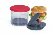Prepworks by Progressive Hamburger Patty Caddy, Press and Storage Container