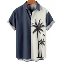 在飛比找蝦皮購物優惠-Hawaiian Shirt Men Summer 3d C