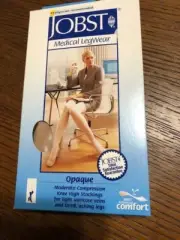 Jobst 115684 Opaque Honey 15-20 mmHg XL Closed Toe Knee Stockings