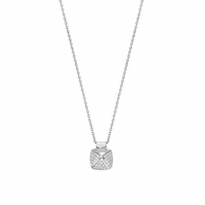Joop Women Necklace Collier Silver Zirconia Studs JPNL90744A420