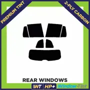 For BMW X3 (G01)- 2018-24 Carbon Pre Cut Window Tint 35% Light Premium 2-ply HP+