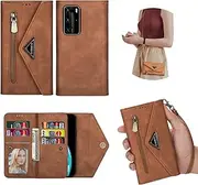 UDBKKDX Wallet Case for Samsung Galaxy A51, Women Matte Leather with Viewing Stand Camera Lens Protection Shockproof Multiple Card Holders Cover with Shoulder and Wrist Straps