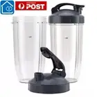 2x Replacement 32oz Cups Flip Top To Go Lid for NutriBullet 600w 900w AU NEW