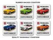 HOLDEN LX SS TORANA HATCHBACK SET OF 6 QUALITY RUBBER DRINK COASTERS