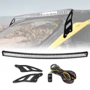 For 2024-2025 Can Am Maverick R/R Max Roof 50" Light Bar Mounts Key-On Wire Kit