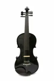 4/4 Electric Acoustic Violin 6 String Maple Spruce wood Black Violin Case Bow