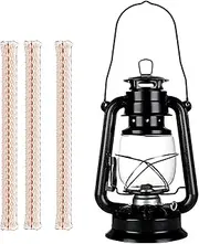 Emergency 3 Wick Kerosene Lamp for Indoor Portable Vintage Kerosene Lantern Metal Hanging Hurricane Kerosene Lamp Burning Lantern Indoor Outdoor Camping Emergency Lighting Oil Lantern