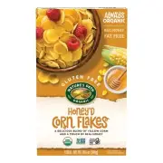 Nature'S Path Organic Honey'D Corn Flakes Cold Cereal Box 10.6 OZ