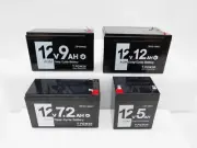 12V AGM Deep Cycle Battery SLA Sealed Solar Power Bike 5Ah 7Ah 9Ah 12Ah