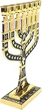 MUSISALY Hanukkah Menorah Candle Holder Branch Stand for Tealights Premium Candelabra for Jewish Festivals and Home Decor Elegant Religious Centerpiece