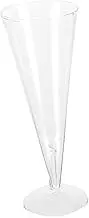 DINHEAROM Wine Glass Cup Party Drinks Cups Goblets for Party Drinks Goblets Glass Transparent