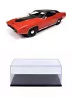 DIECAST CAR W/DISPLAY CASE 1971 PLYMOUTH GTX HARDTOP V2 TOR AND AMM1268 1/18