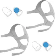 2 Packs Replacement Headgear Compatible with Airfit N20, Head Strap with Clip...