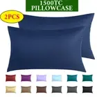 2Pack Pillow Cases Cover European Standard Queen King Breathable Pillowcase Soft