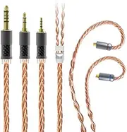 KBEAR MMCX 2.5mm IEM Cable Earphone Cable 8 Core 7N OCC Single Crystal Copper Ear Monitor Replacement Cable for SE315 SE425 SE535 SE846 SE215 W60 W20 FH3 IE400 IE500 T2 Plus