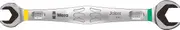 Wera 05003760001 Joker Double Joker Double Open-Ended Wrenches, 10 + 13, Multi-Colour